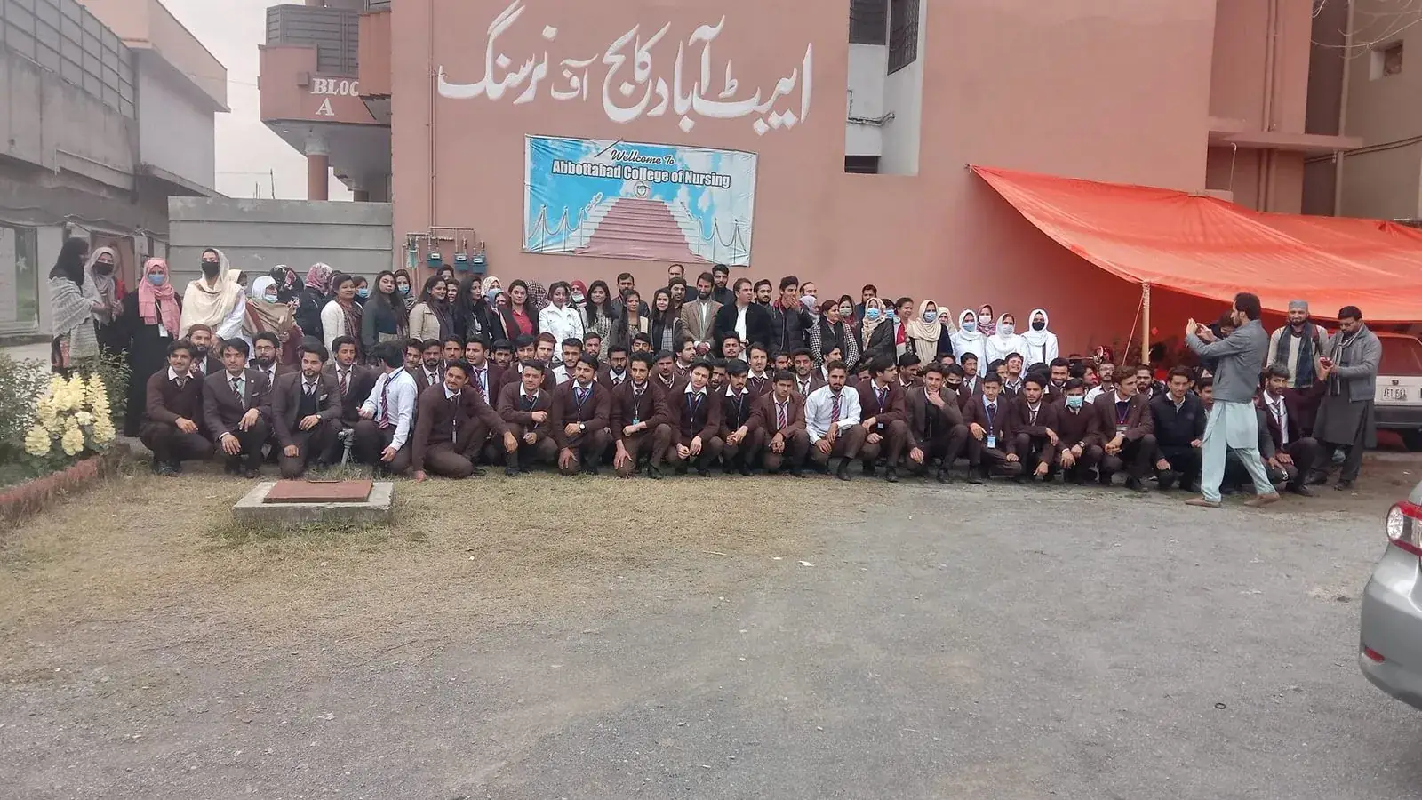 A lecture in progress at Abbottabad College of Nursing