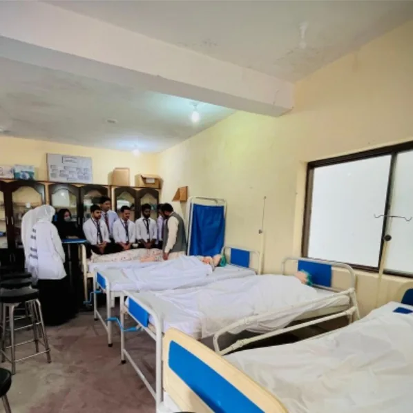 Prepared beds in the College skills ward